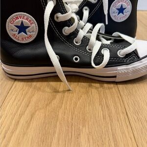 Converse Black and White High-Top Sneakers